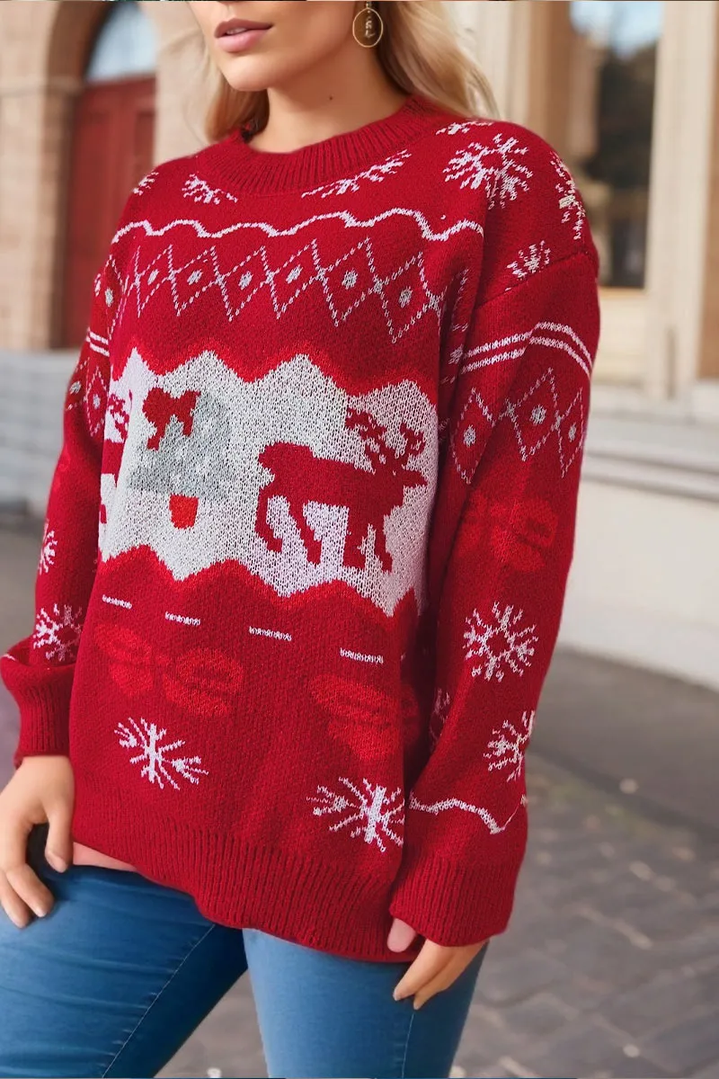 WI0400 Holiday Pullover Sweater