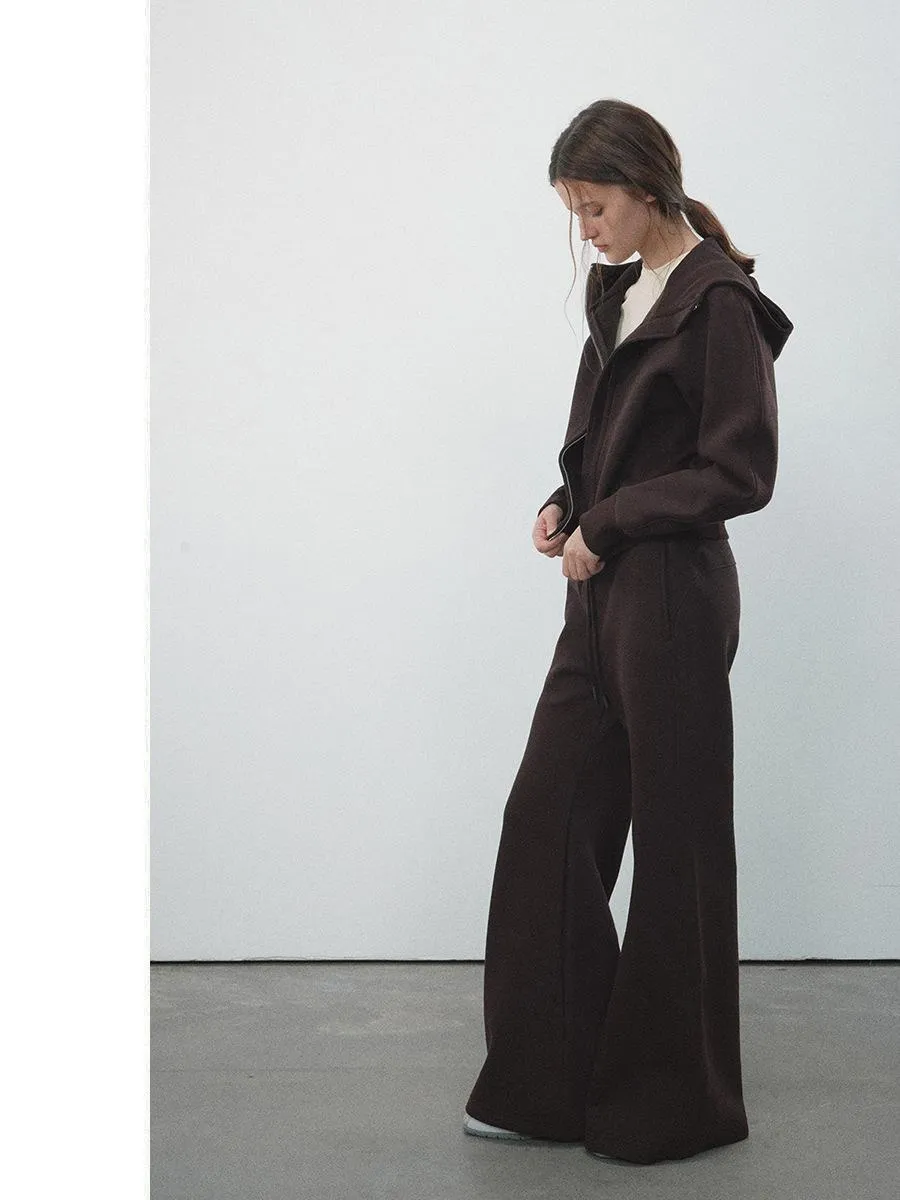 Wide-Leg Drawstring Pants