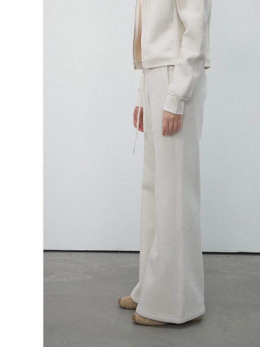 Wide-Leg Drawstring Pants