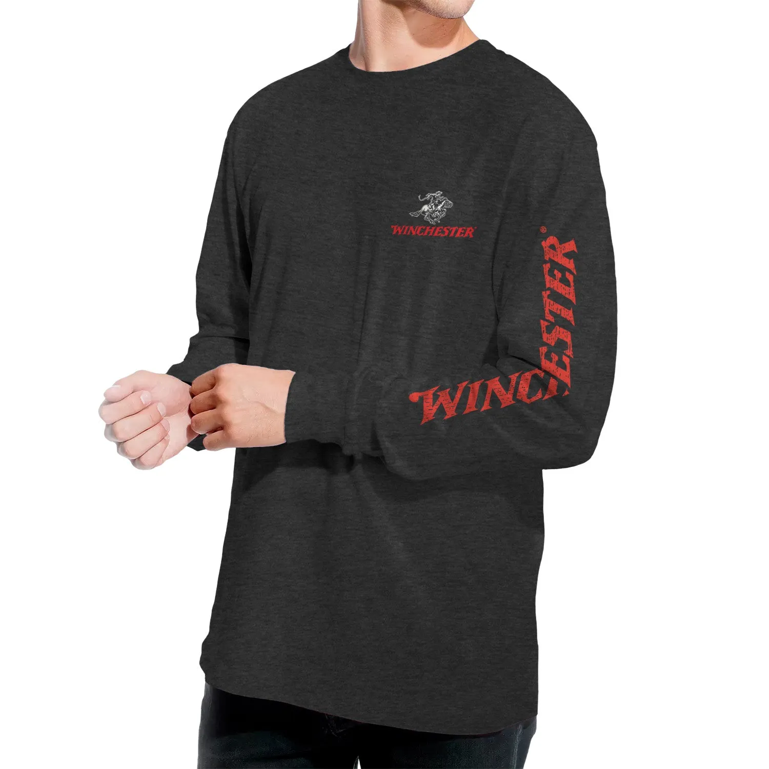 Winchester Pro - Rider in Circle - Long Sleeve Shirt