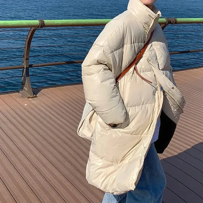 Winter Oversized Puffer Jacket for Y2K Style and Warmth