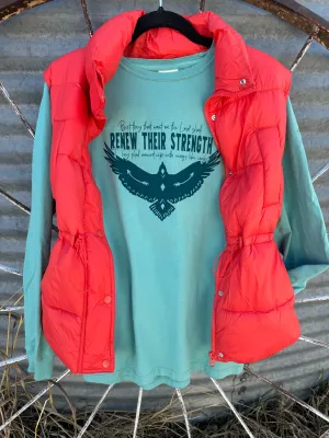 With Wings Like Eagles - long sleeve tee