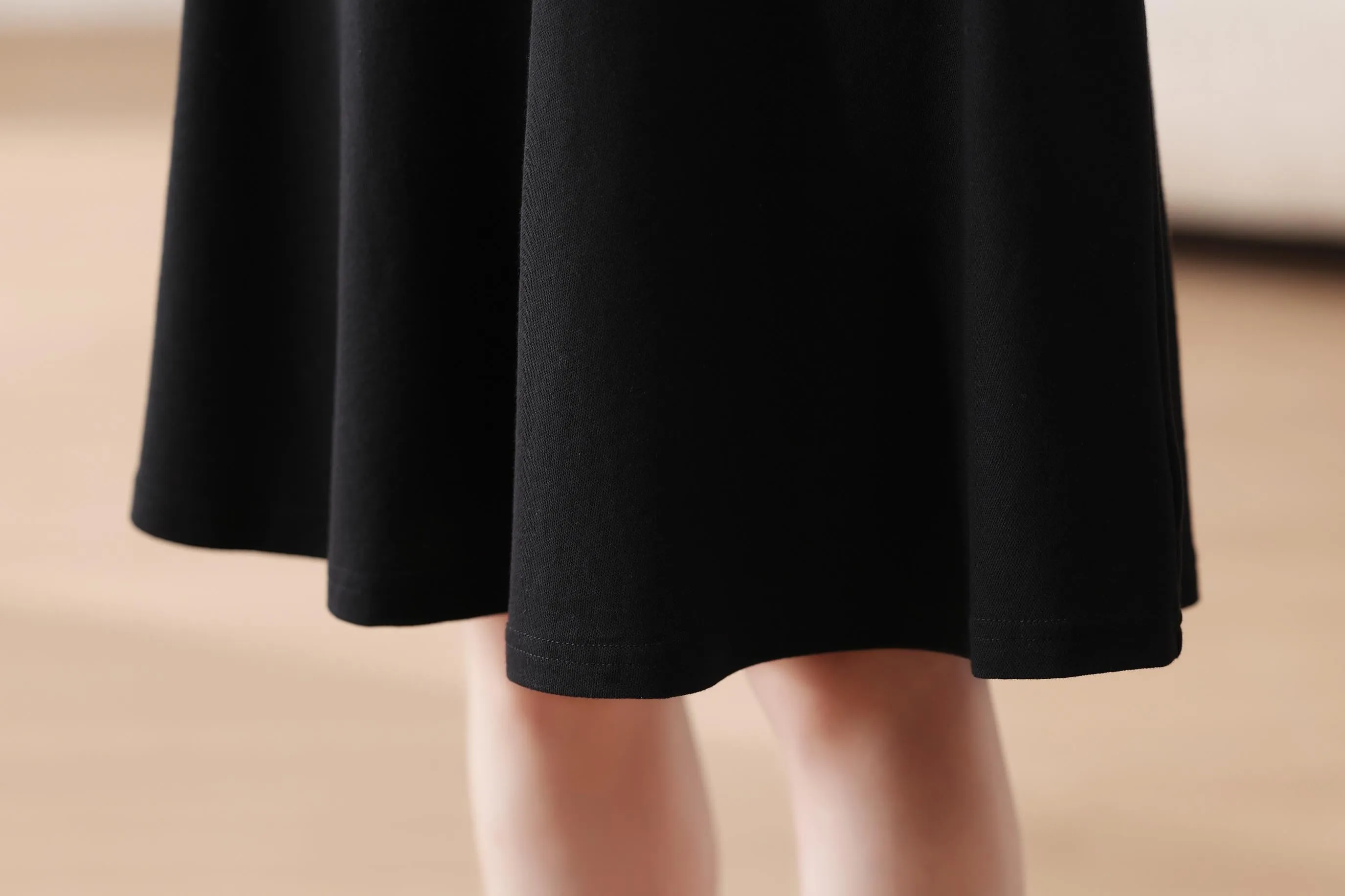 Women's Comfortable Button-up A-line T-Shirt Dress Perfect for Casual Wear