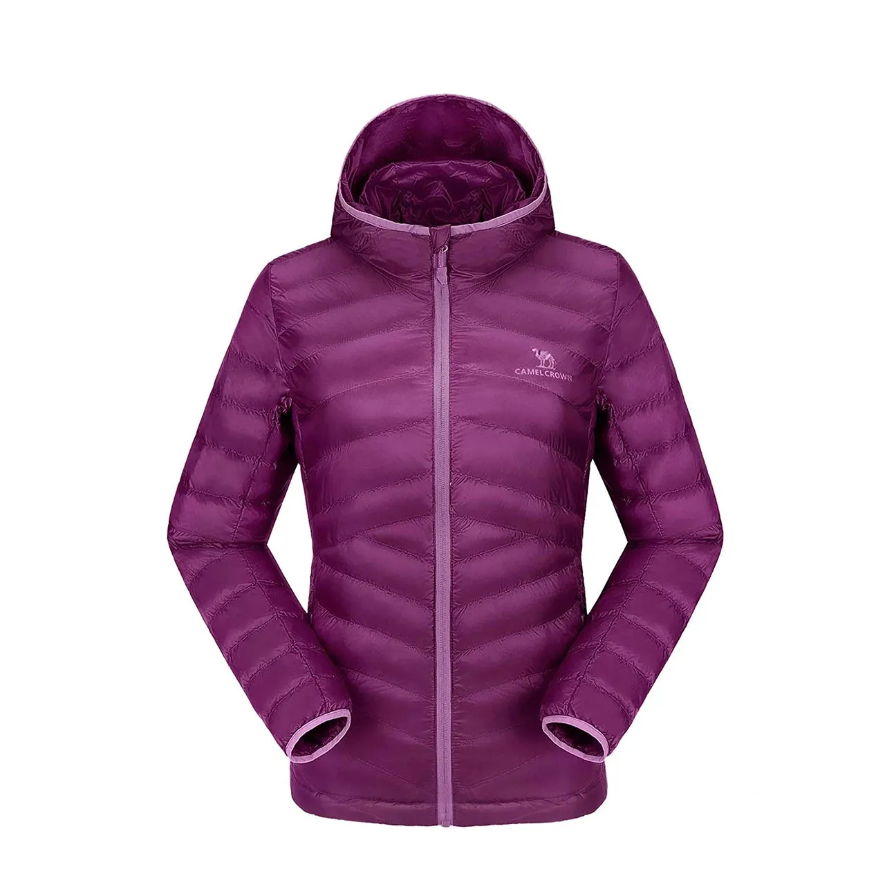 Women’s Hooded Down Jackets Lightweight Packable Anti-static Warm Jacket Puffer Insulated Women's