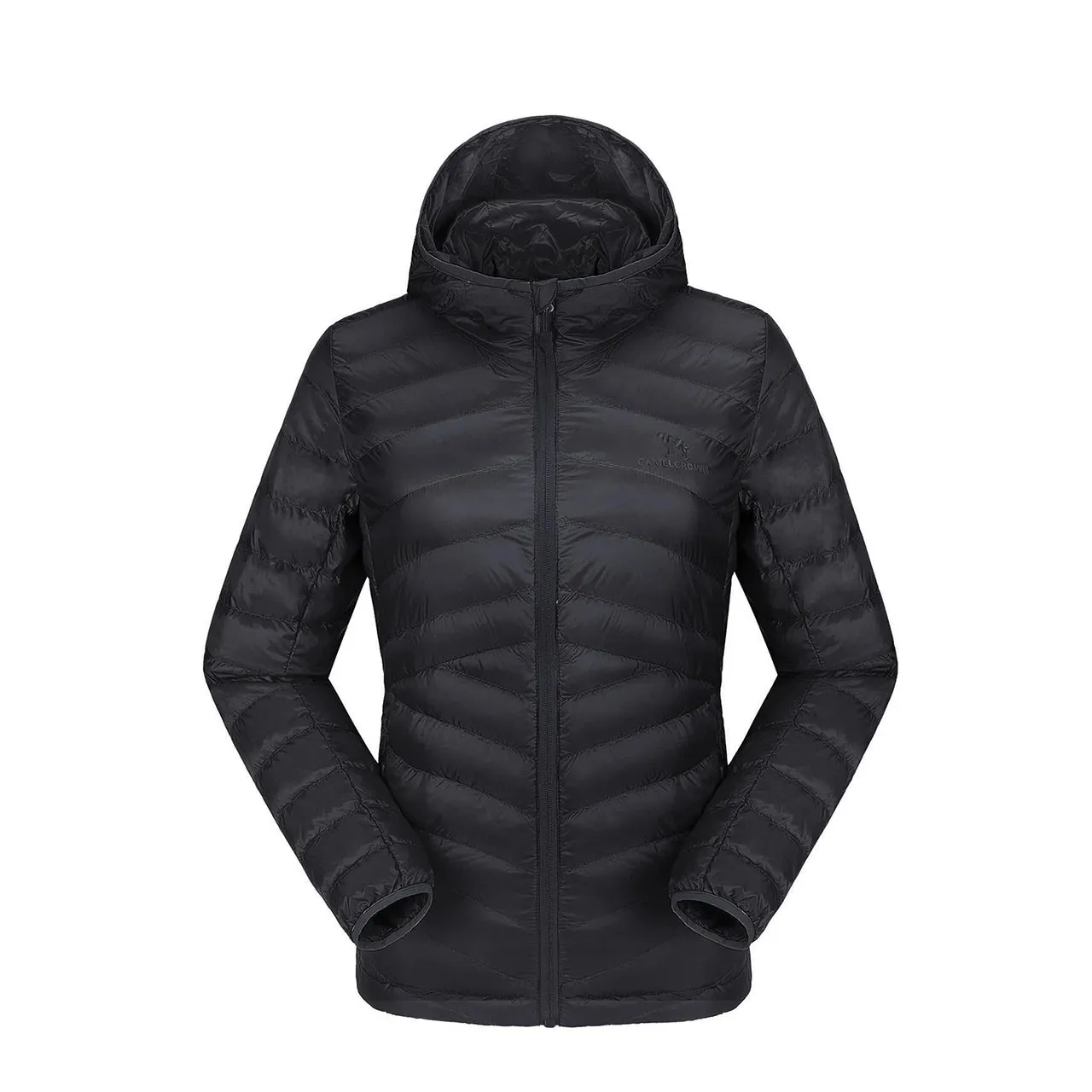 Women’s Hooded Down Jackets Lightweight Packable Anti-static Warm Jacket Puffer Insulated Women's