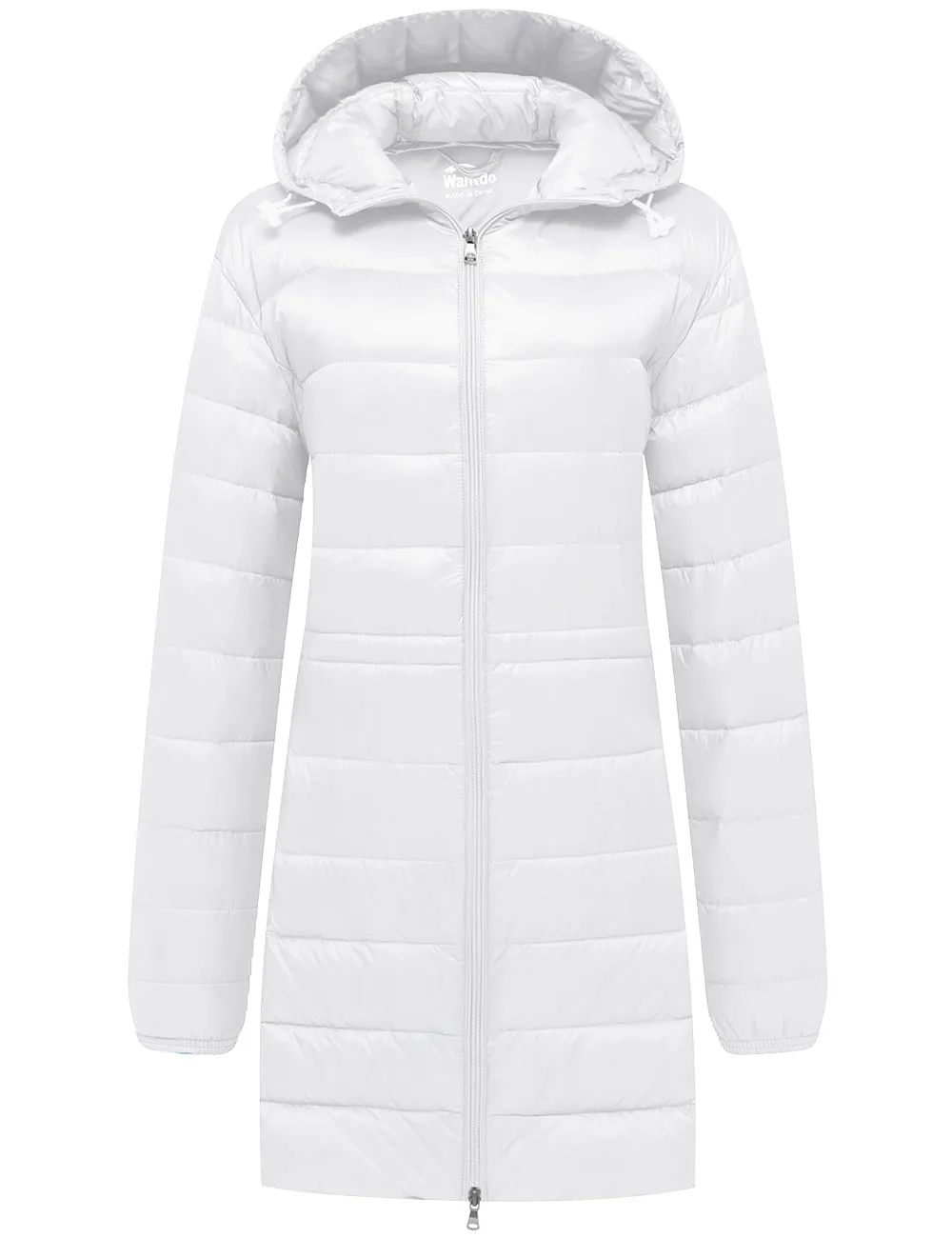 Women's Packable Puffer Coat Hooded Lightweight Long Winter Coats