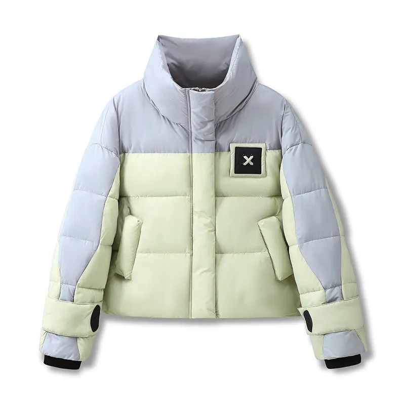 Women's Thickened and Water-Resistant Quilted Puffer Jacket