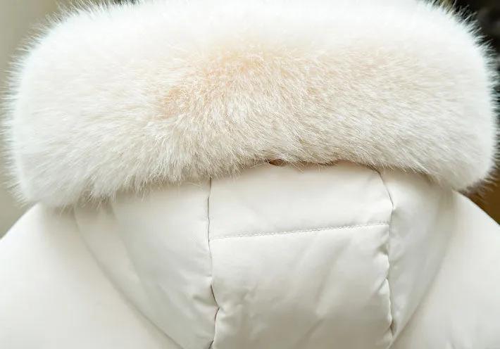 Women's Thickened Water-Resistant Hooded Puffer Jacket