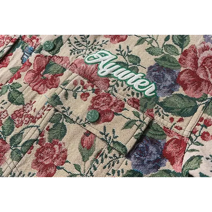 Y2K Flower Garden Jacket for Bold Streetwear Style