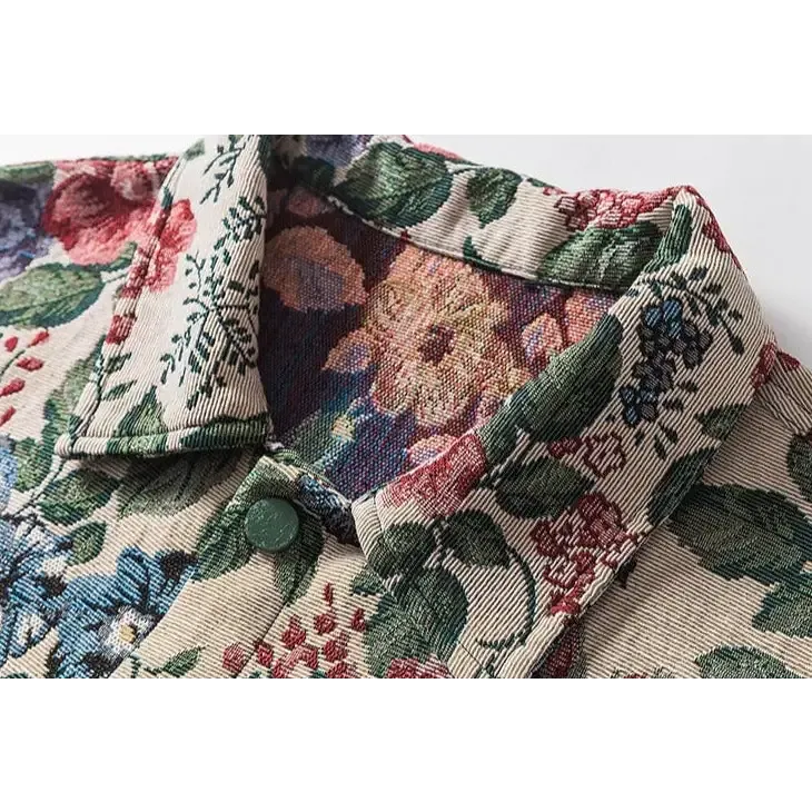 Y2K Flower Garden Jacket for Bold Streetwear Style