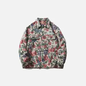 Y2K Flower Garden Jacket for Bold Streetwear Style