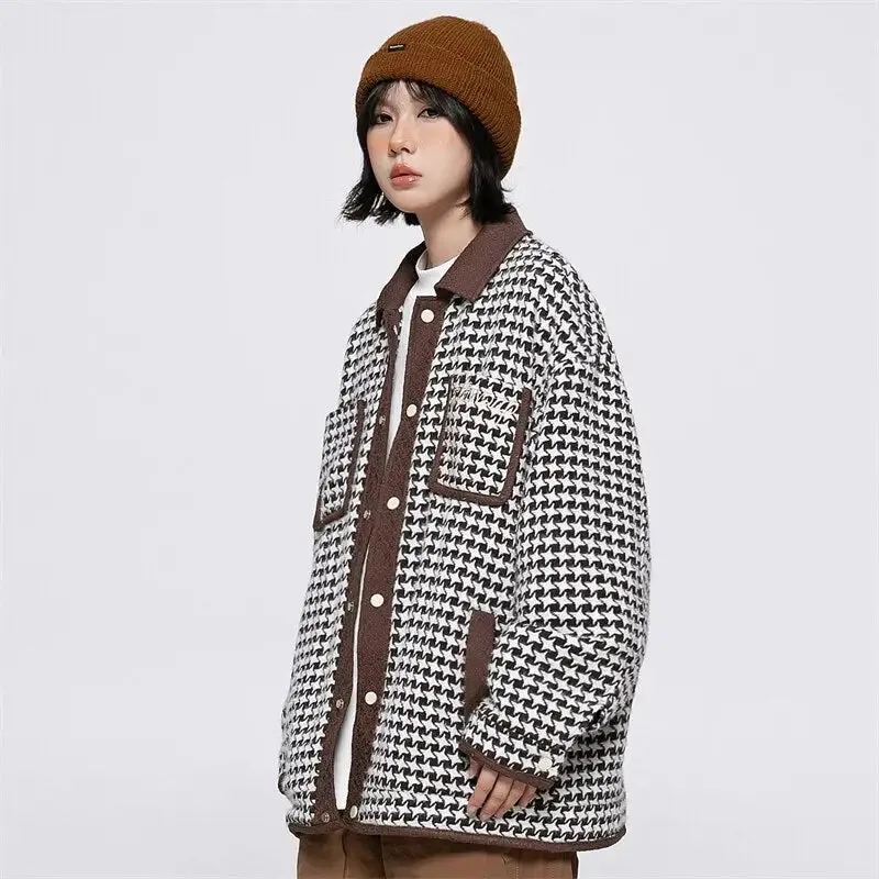 Y2K Vintage 90s Plaid Jacket for Stylish Outerwear