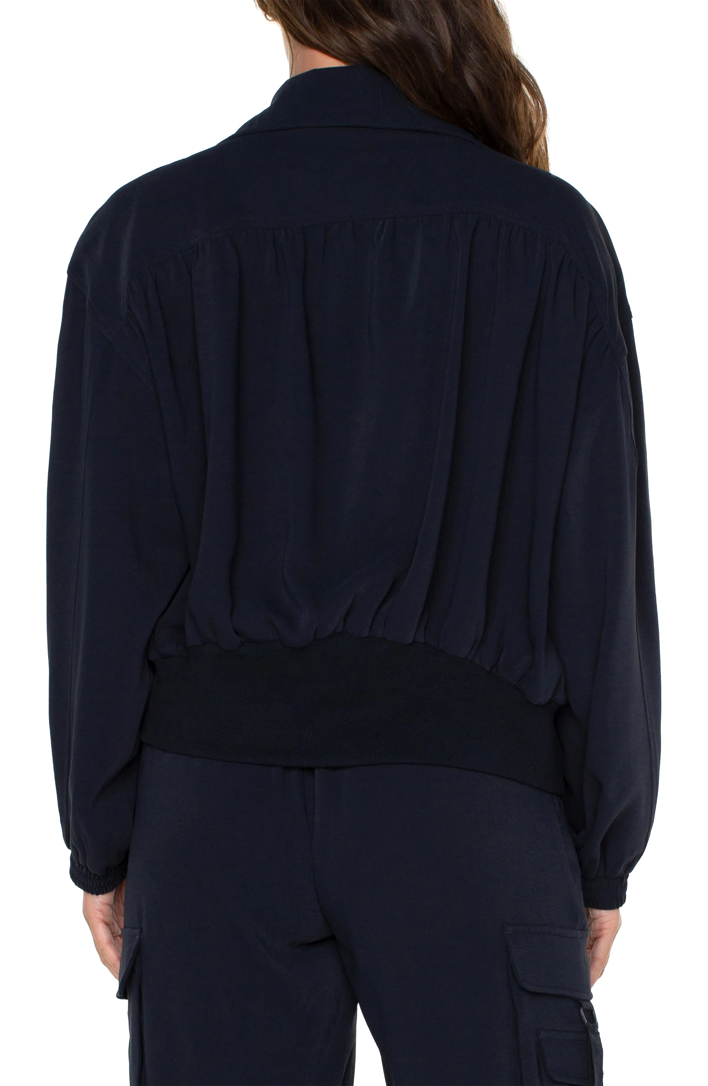 Zip Up Dolman Jacket